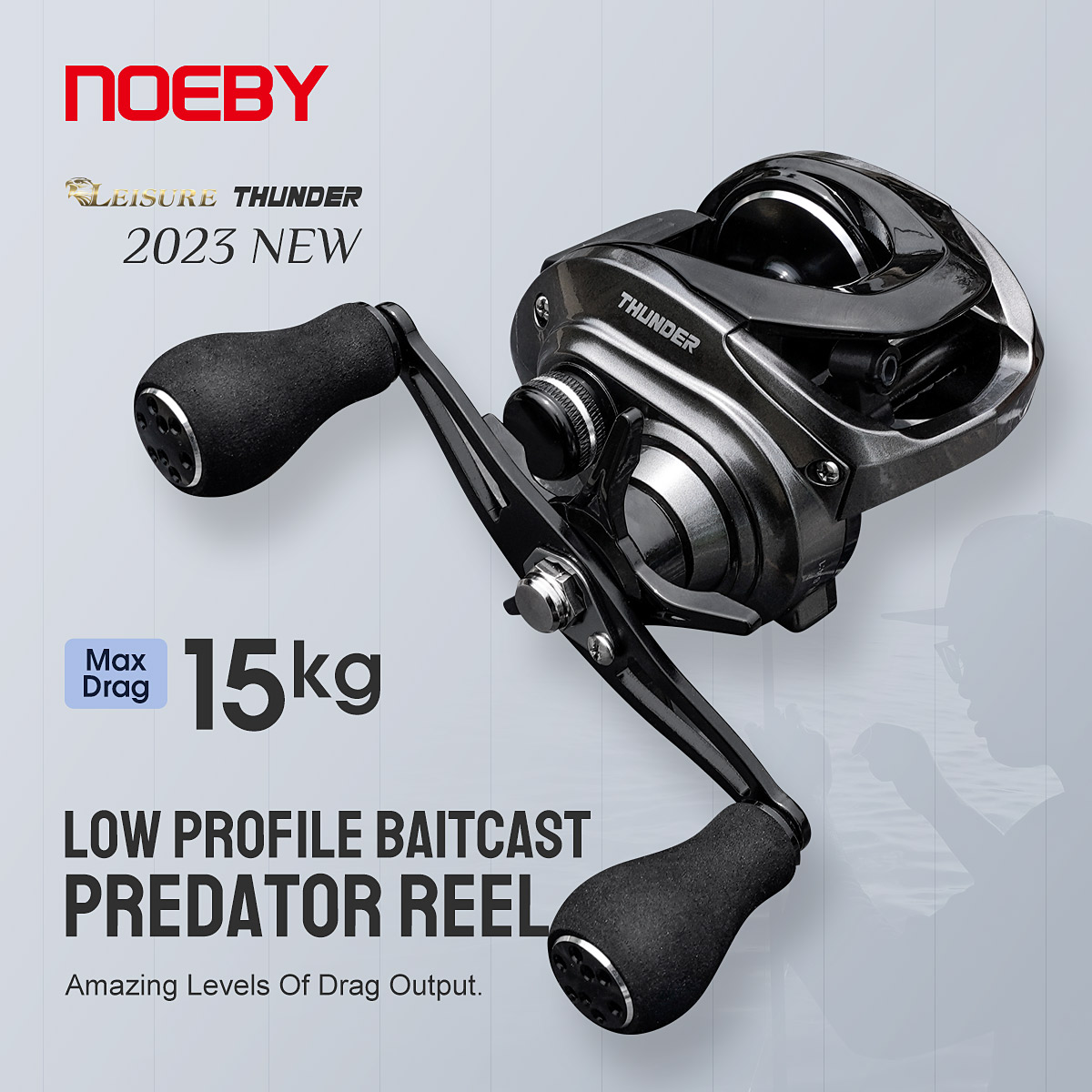 Abu Garcia Reel Max - Noeby Baitcasting Reel 15KG Max Drag