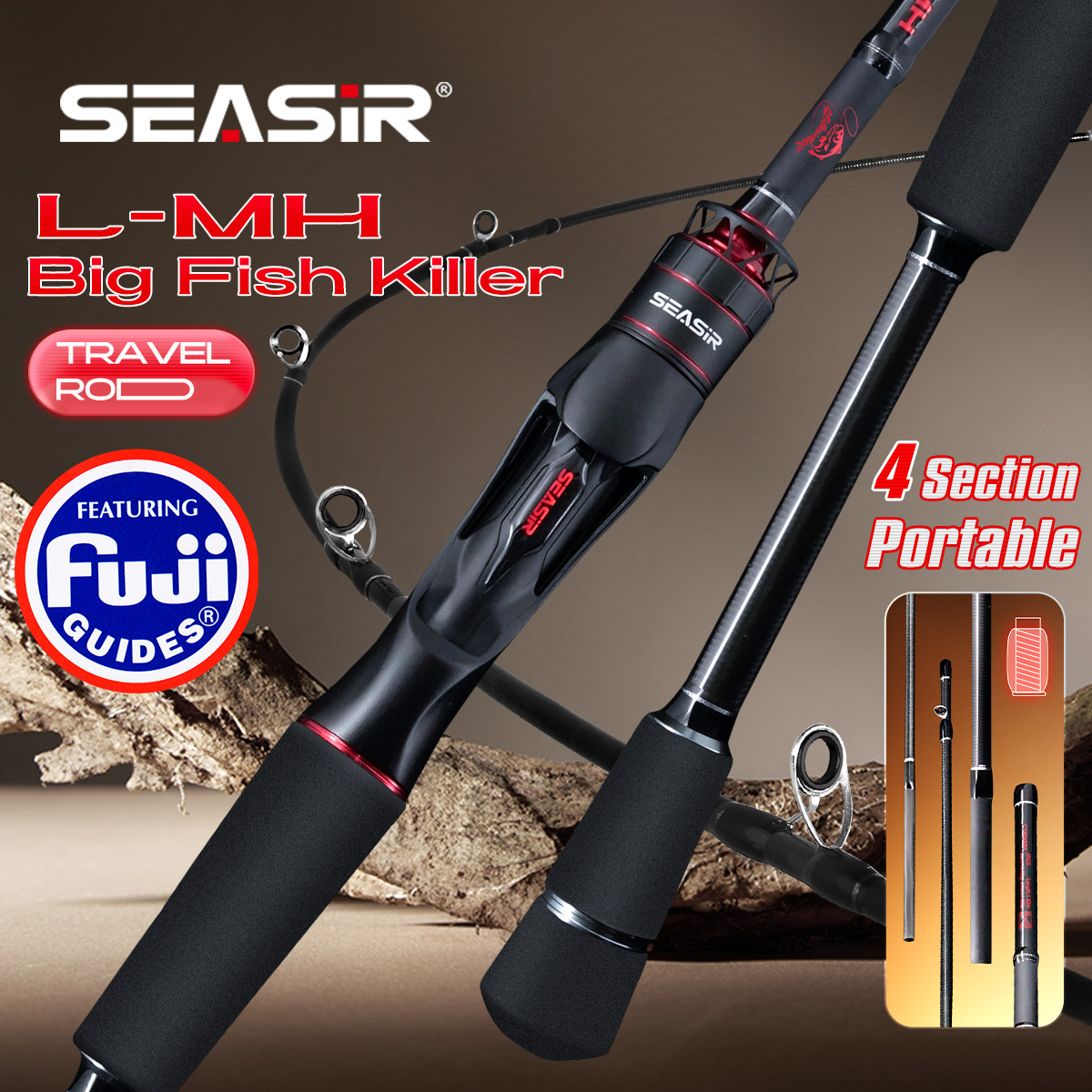 Fishing Rod Surf - Seasir Salminus XF M/MH Spining&Casting Fishing