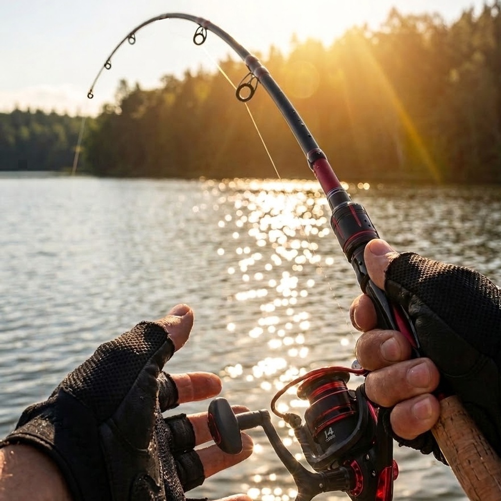 Fishing Rod Combo - Ultralight Carbon Fiber Fishing Rod 1.8m