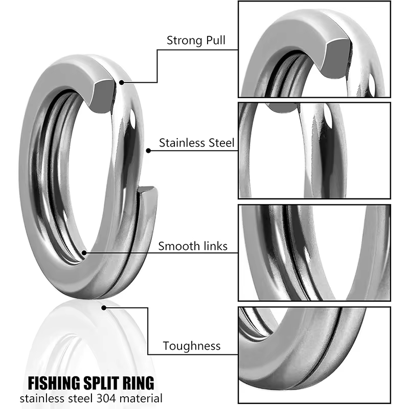 Fishing Rod Case - 5 Size Stainless Steel Fishing Split