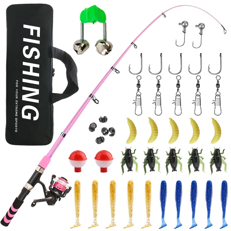Kids Adult Beginner Fishing Ro - огляд і ціна Fishing Rod Combo