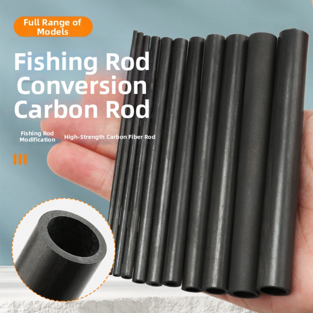 10cm Black Hollow Carbon Fiber - огляд і ціна Fishing Rod Carbon Fiber