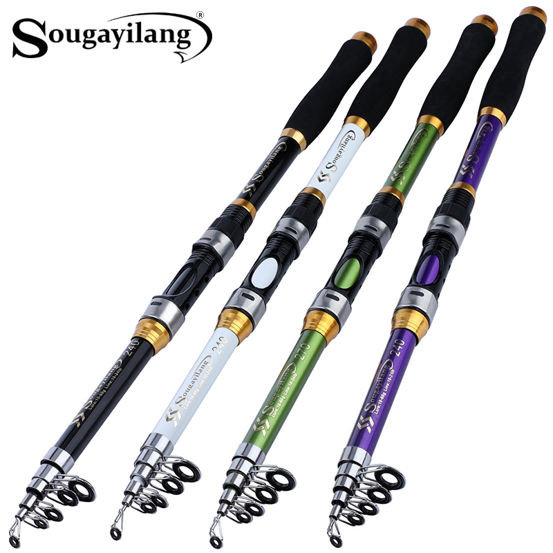 Sougayilang 4 Colors Telescopi - огляд і ціна Fishing Rod Surf