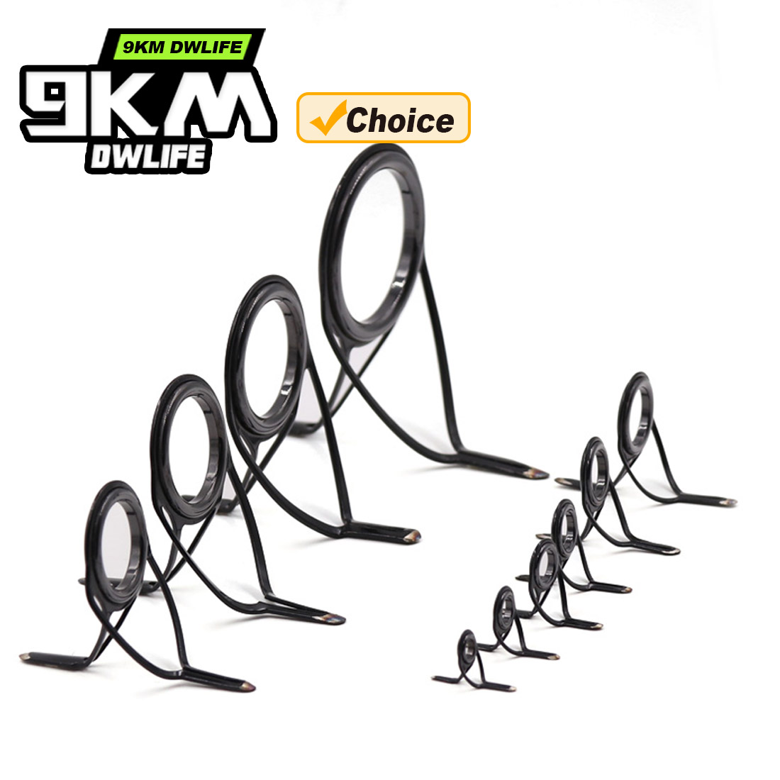 9KM OB Curved Rod Guide Kit 10 - огляд і ціна Fishing Rod Casting