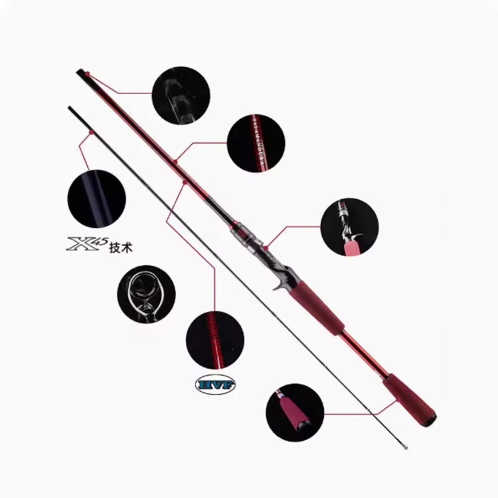 Carbon Fiber Lure Fishing Rod  - огляд і ціна Fishing Rod Casting