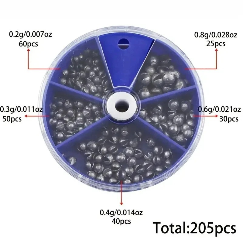 Split Shot Fishing Sinkers Wei - огляд і ціна Fishing Rod Building Kit