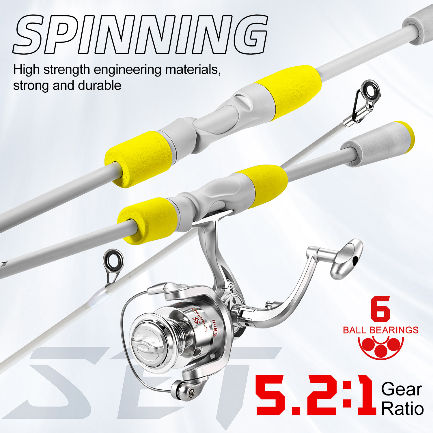 Sougayilang 2section Spinning  - огляд і ціна Fishing Rod Combo