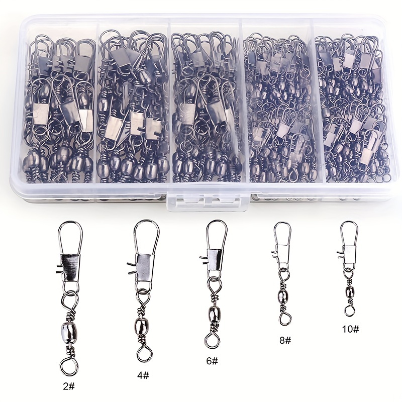 50/200pcs Barrel Snap Swivel F - огляд і ціна Fishing Rod Building Kit